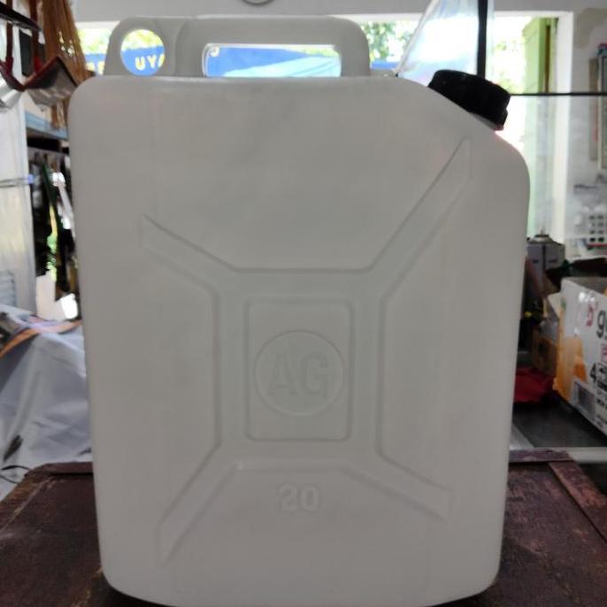'' JERIGEN 20 LITER BARU PUTIH/ BOTOL JIRIGEN / DIRIGEN *