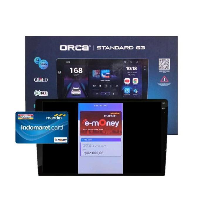 Head Unit Android Orca New Standard 9 Inch Toyota Vios 2008-2012