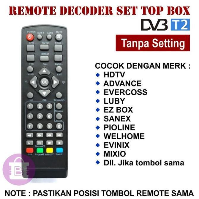 Ready REMOT REMOTE SET TOP BOX ORIGINAL LUBY