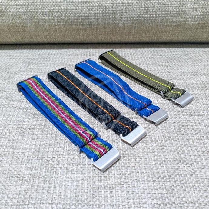 Marine Nationale Strap 22mm - Elastic Parachute Watch Bands - MN Strap murah