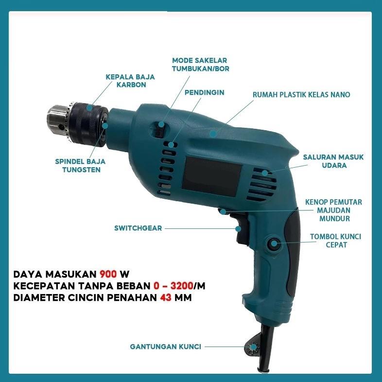 DISKON CHIC  BOR DAN GERINDA MESIN BOR LISTRIK GERINDA DAN BOR MESIN BOR LISTRIK BOR GERINDA PAKET B