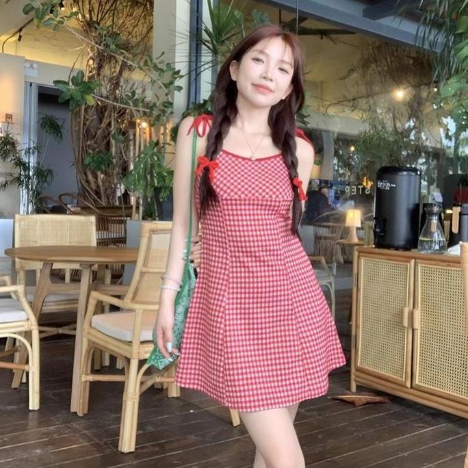 DR229 >> Newlan QZ186 Mini Dress Wanita Gaya Korea Casual Dress Gaun Bodycon Botton Sexy / Korea Hal