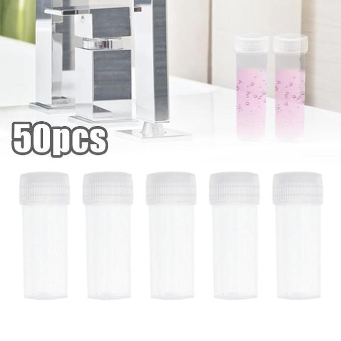 BOWATA 50pcs  Botol Sampel 5ml Botol Sampel Wadah Toples Sampel Toples Botol Mini Sample Bottle