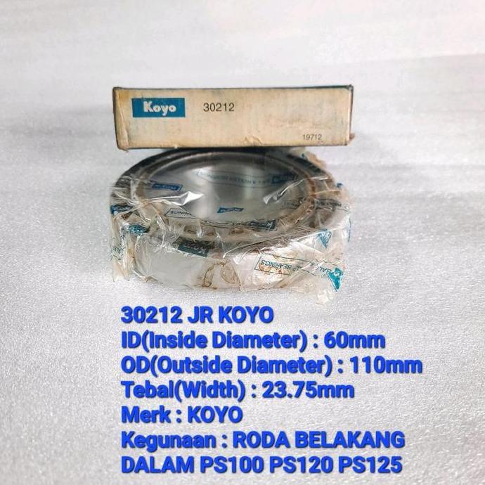 30212 bearing PS100 PS120 PS125