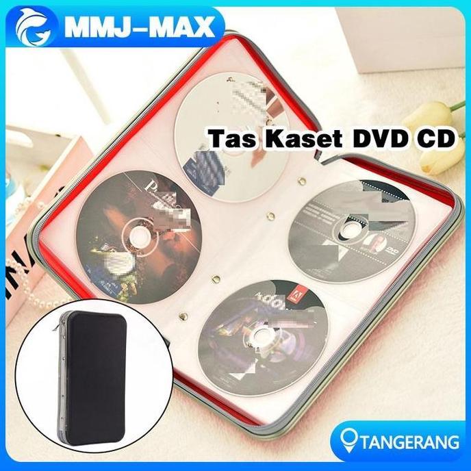 WACAMEY 80 Disc-Tempat Penyimpanan Tas Kaset DVD CD/Penyimpanan Tas Kaset Disc