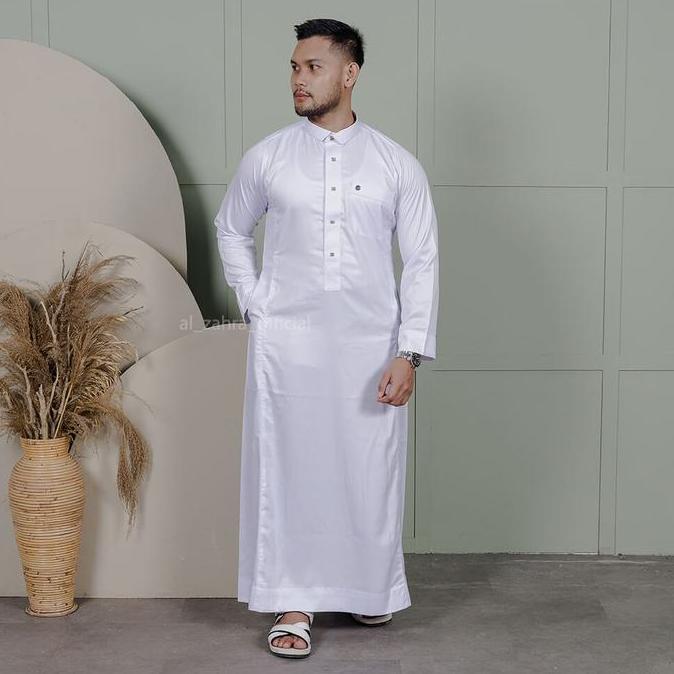 Terbaru Laris, Al Zahra Gamis Pria Az-2054 A Lengan Panjang