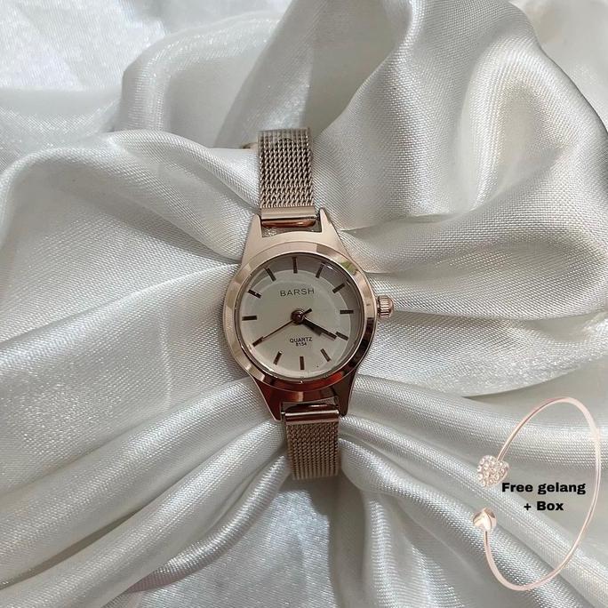 DV286 - FAVORICH Jam Tangan Wanita Barsh Tali Rantai Pasir Stainless Steel Mini - Watches