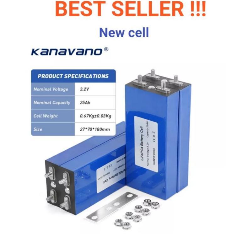 Baterai Lifepo4 25ah 30ah 3,2V Baru Untuk Sepeda Listrik terlaris
