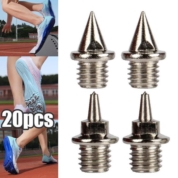 BOWATA 20Pcs Paku Sepatu Lari Paku Sepatu Golf DIY Sepatu Paku Sepatu Spike