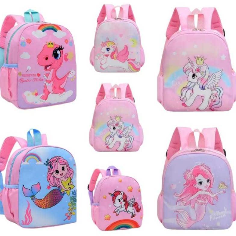 PREMIUM TAS SEKOLAH ANAK PEREMPUAN / TAS RANSEL SEKOLAH / TAS MENAGAJI / TAS VIRAL / TAS LUCA /LABUB