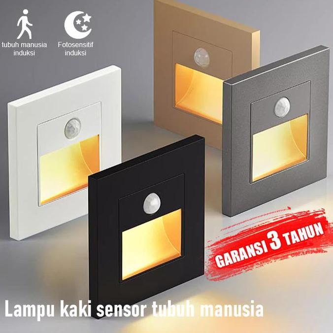 GEGEZY Lampu Tangga LED  Persegi Minimalis Lampu Tangga Inbow Stair Step Light LED