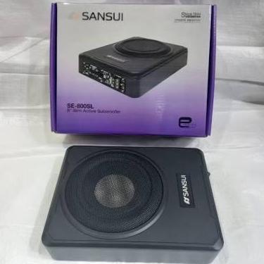 subwoofer kolong jok slim sansui SA FA 1100 mobil mobilio