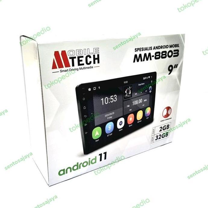 Head Unit Android 9 Inch MTECH MM-8803 Ram 2GB+32GB