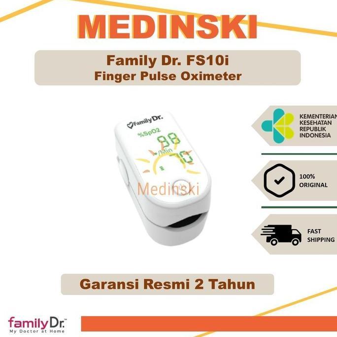 TERMURAH - Oximeter Family Dr Pulse Oxymeter Oksimetri Saturasi Oksigen FamilyDr