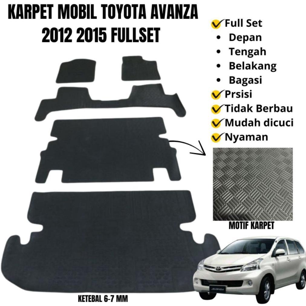 Karpet Mobil Toyota Avanza 2012 2015 Alas Kaki Matras  mobil Avanza fullset 2012 2013 2014 2015