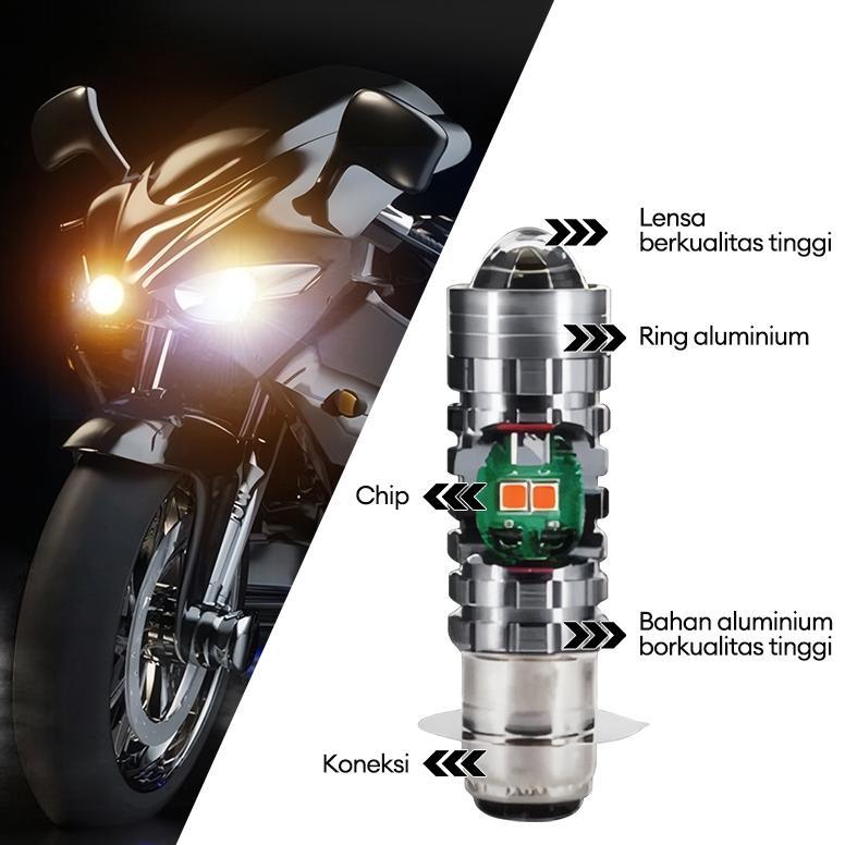 best deals thrustline lampu motor led super terang lampu h6 laser hi lo lampu utama lampu depan beat