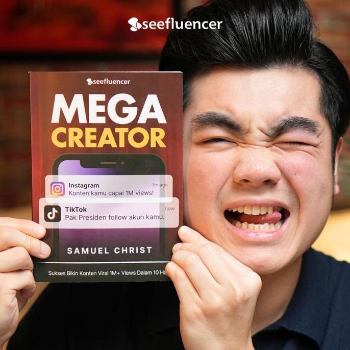 uvassballah  - buku mega creator by samuel christ cara bikin konten yang selalu fyp 1m+ views