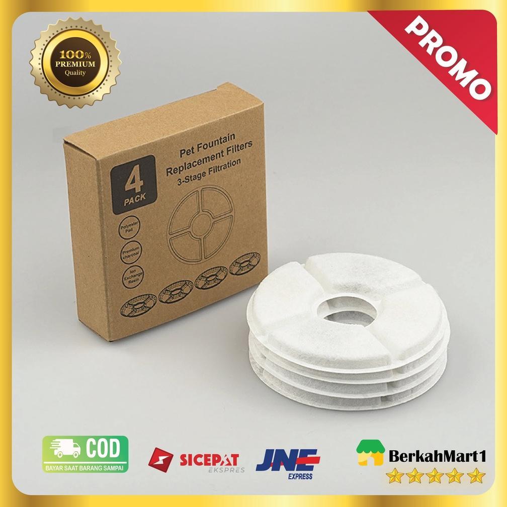 4 PCS Filter Minuman Kucing Tempat Air Minum Kucing Anjing Air Mancur water fountain Hewan