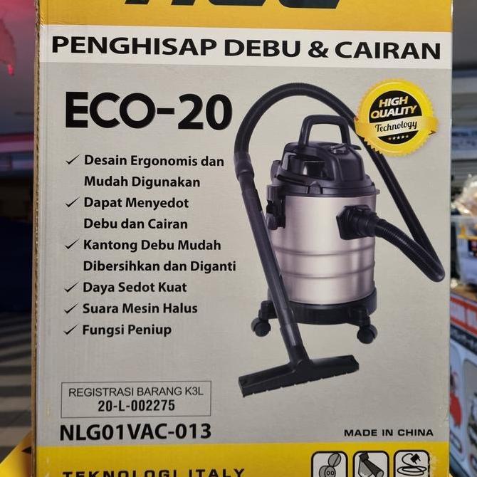 TERBARU - VACUM CLEANER NLG ECO20 VACCUM NLG MESIN PENGHISAP DEBU NLG ECO 20