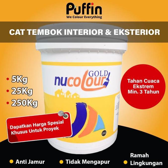 Jassminaa - Cat Tembok Interior Nucolour Gold 5 Dan 25 Kg