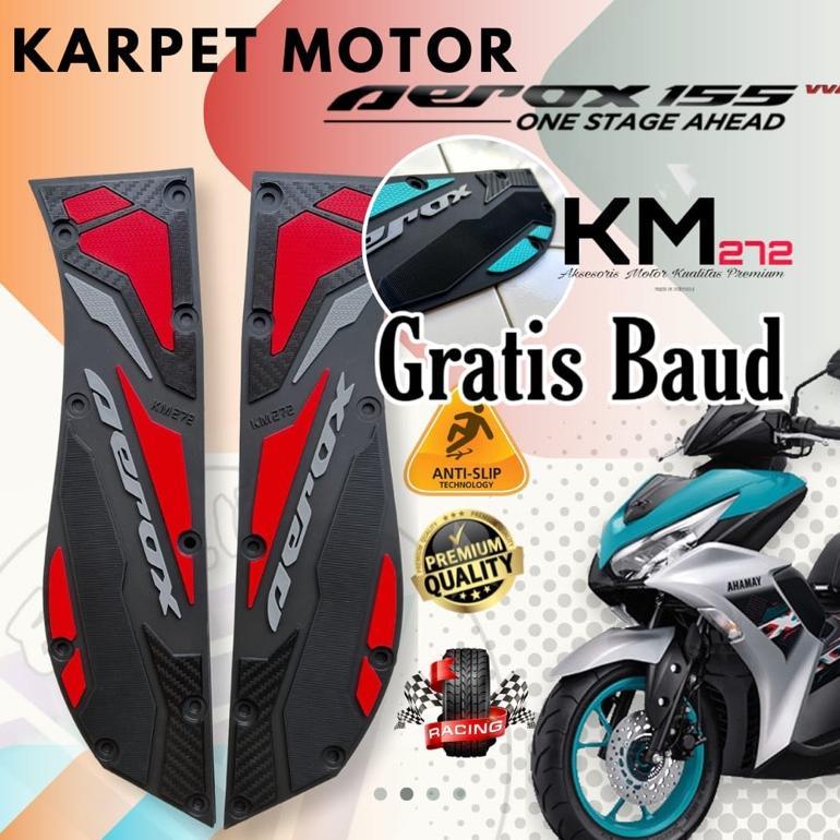 Aksesoris Motor Yamaha Aerox 155 - Karpet Motor Aerox All New - Karpet Aerox 155