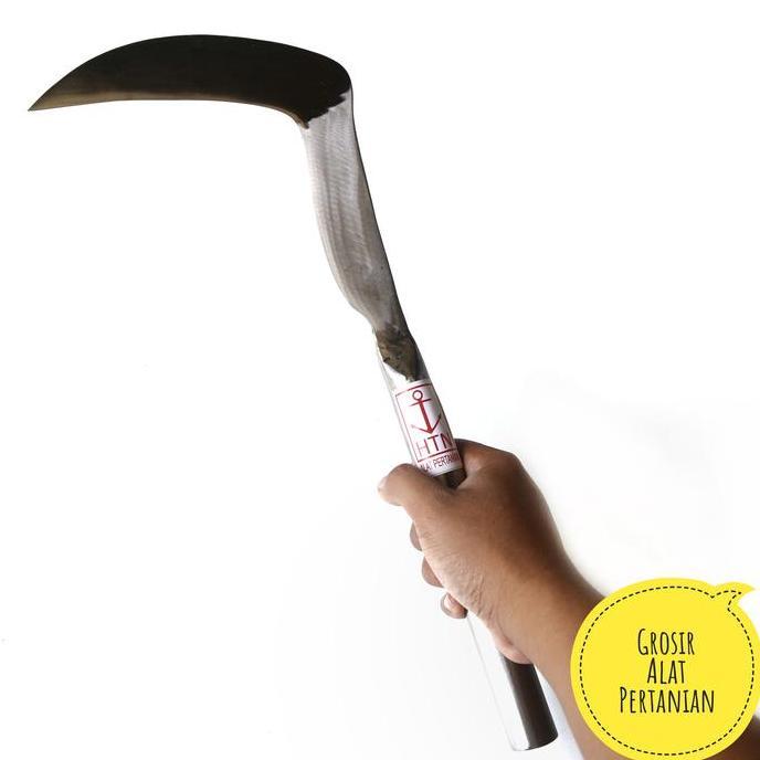 ANTI COPOT Arit Babatan Baja Gagang Besi Sabit Rumput