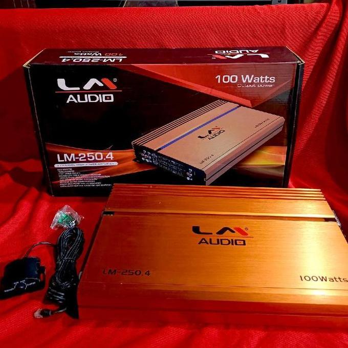 Power Amplifier Lm Audio Lm-250.4 / Amplifier 4Chanel Restock