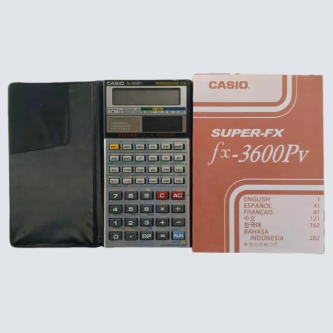 Kalkulator Merk Casio Seri SUPER-FX fx-3600Pv | Scientific Calculator JS