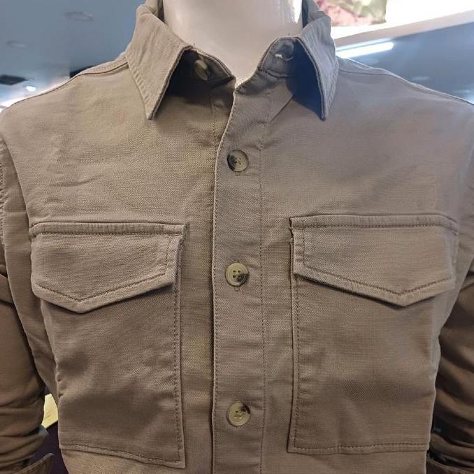 JAKET CARDINAL JEANS BAHAN DENIM REGJLER WARNA CREAM