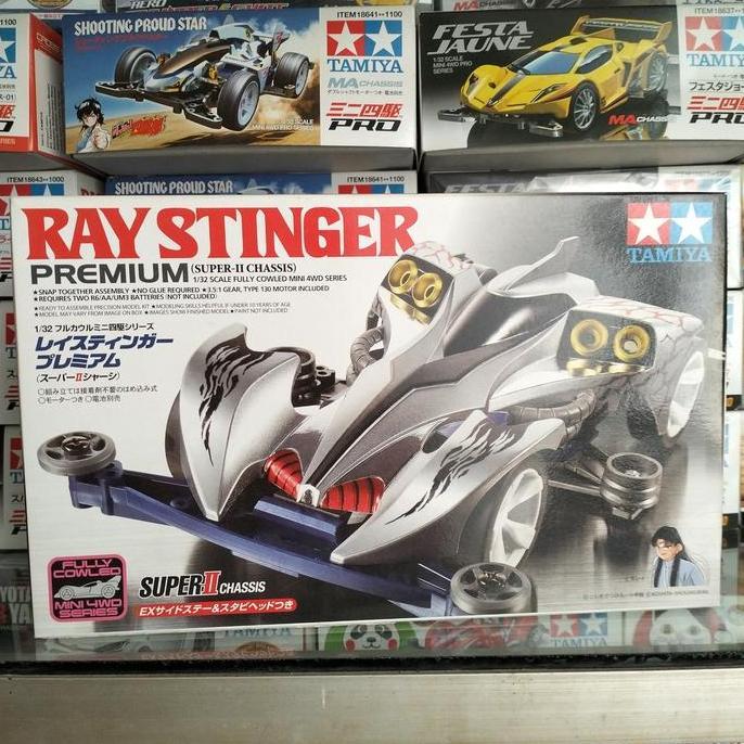 Tamiya 19438 Ray Stinger Premium Super II Chassis Original Mini 4WD