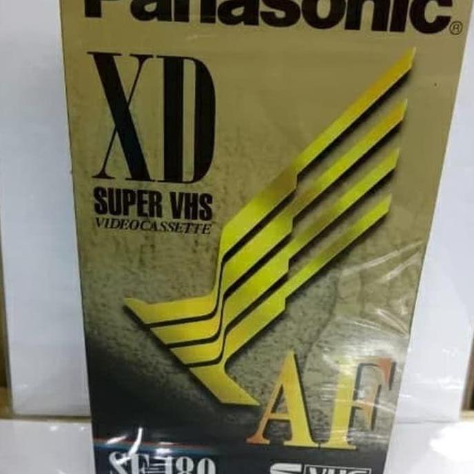 Panasonic S-VHS NV-SE180 XDAF Video Cassette / Kaset Video SUPER VHS