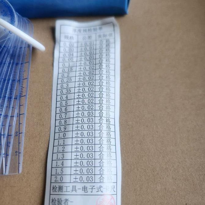 Ready Feeler Gauge Plastic 0,02-2mm (23 lembar) Sun Yleh