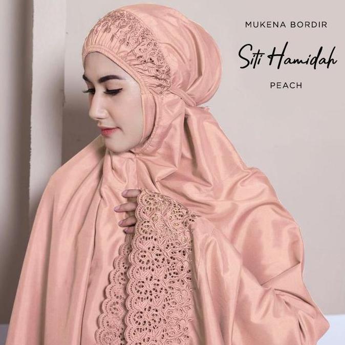 Mukena dewasa Bordir Siti Hamidah Free Tas