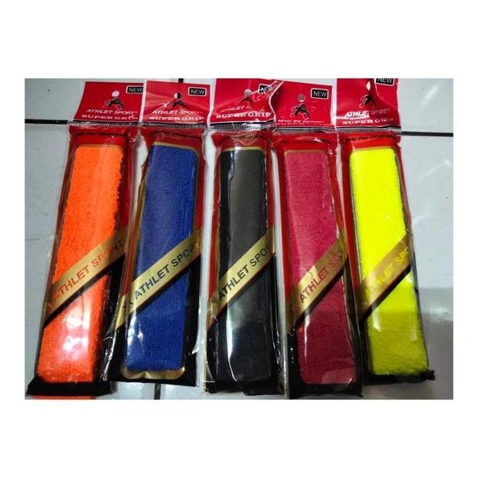 Grip Handuk Badminton Athlet - Grip Raket Handuk Athlet Sport Harga Grosir ISI 60