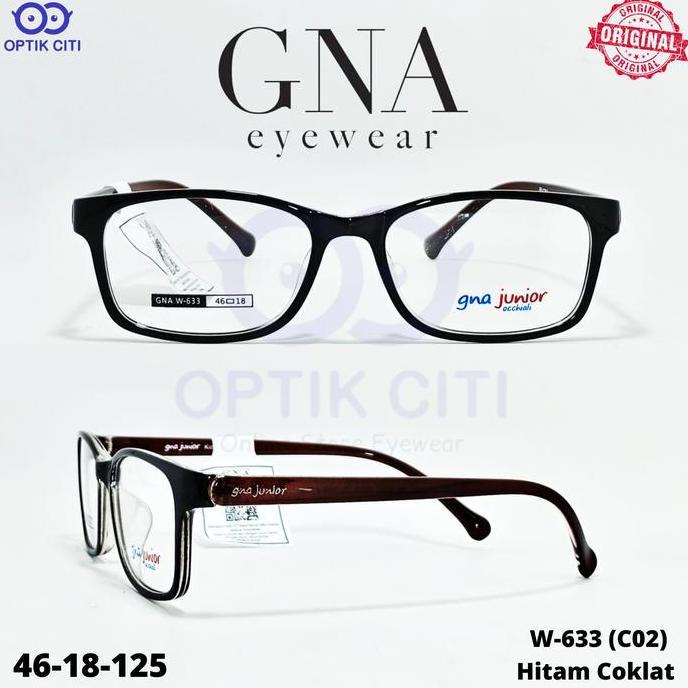 Frame Kacamata Anak GNA Junior Original 633 Ringan Dan Lentur Original murah