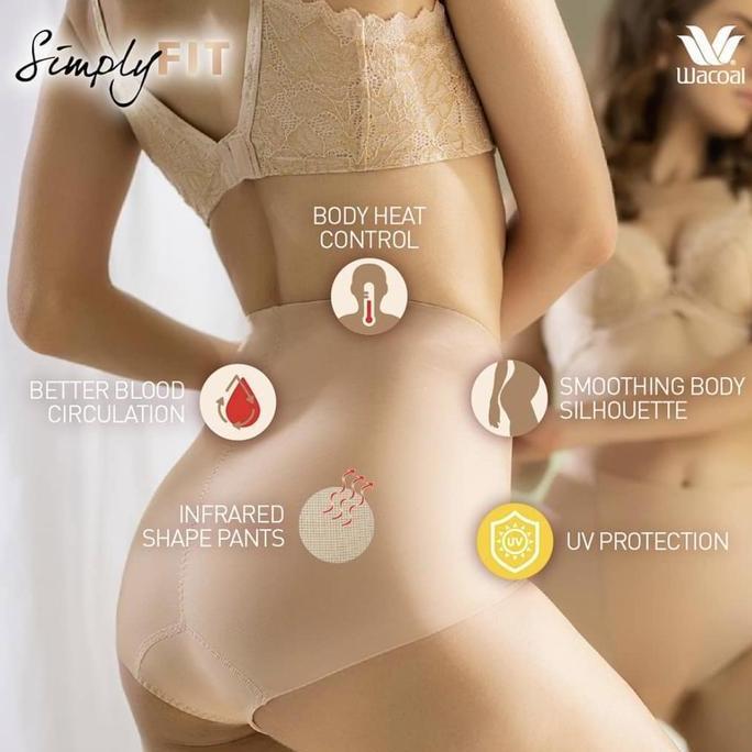 Wacoal Simply Fit Shape Pants Is 115 / Celana Korset Wanita