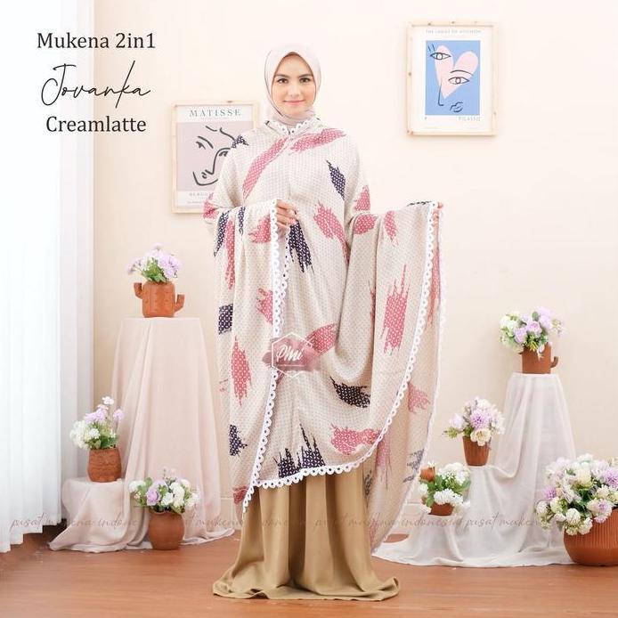 MUKENA DEWASA RAYON 2IN1 JOVANKA