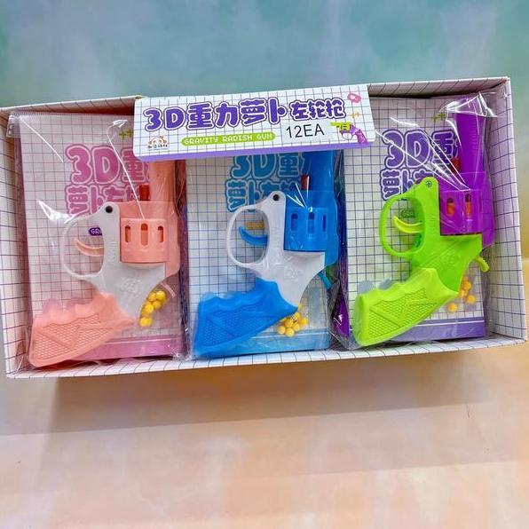 Ready Mainan Pistolan Anak Mainan Pistol Peluru BB Gu 3D Mini Pistol Glock Toy murah