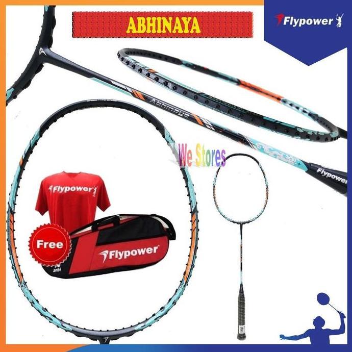 FLYPOWER Abhinaya Raket Badminton (Free : Tas + Kaos)
