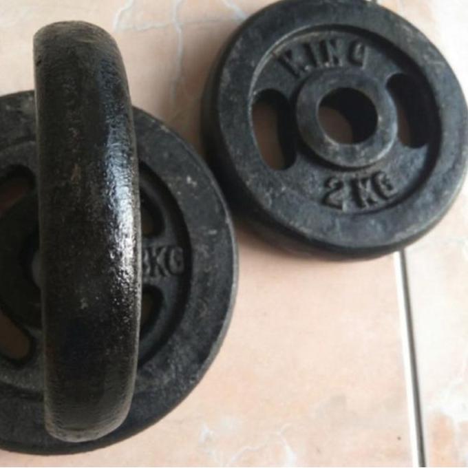 barbel plate atau plate barbel 2 kg