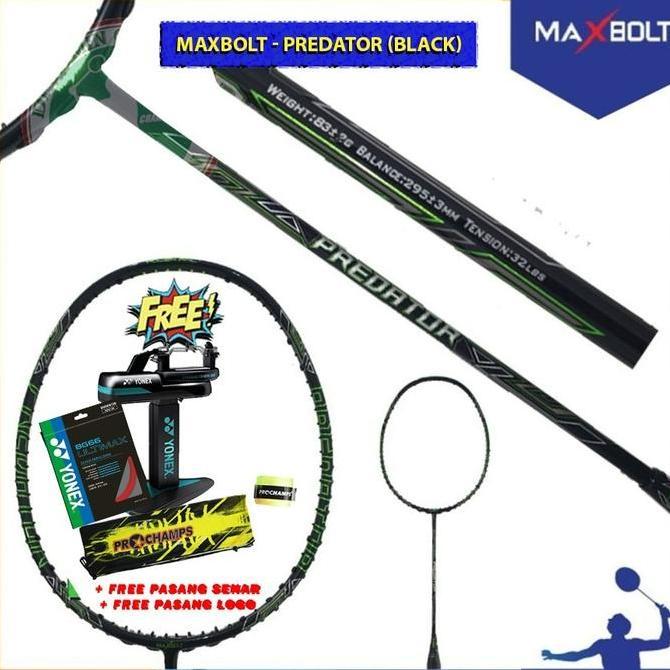 New Maxbolt Predator Raket Badminton