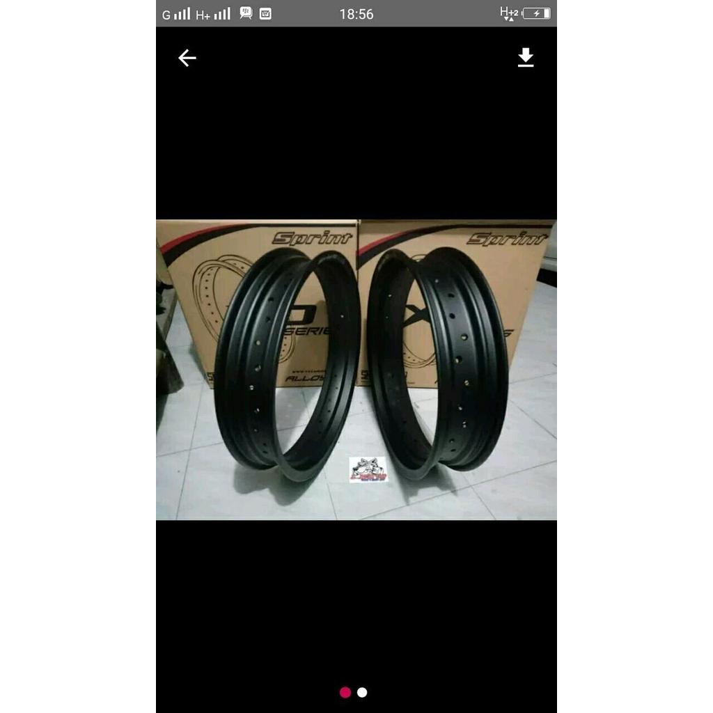 velg sepasang rossi sprint xd ukuran 300 - 350 ring 17