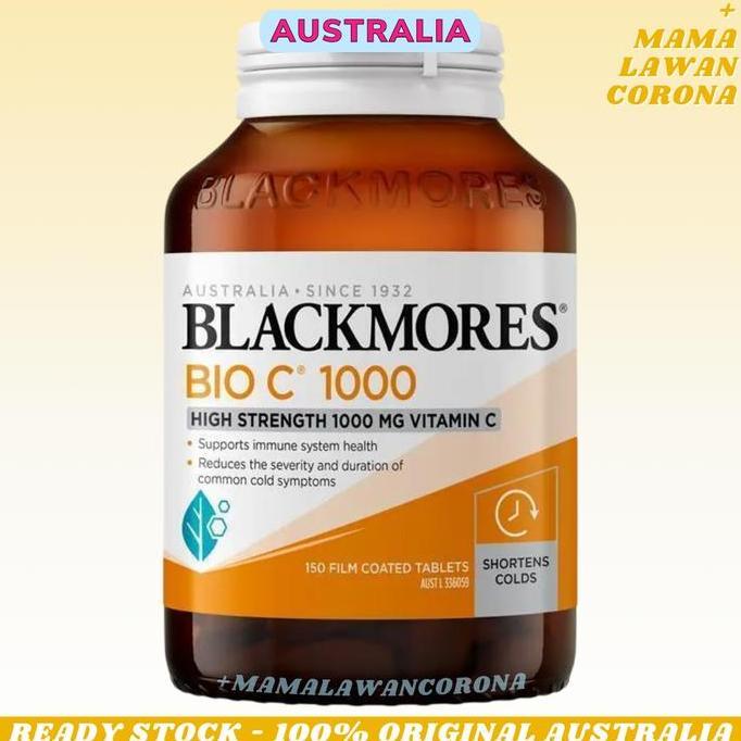 BLACKMORES Bio C 1000mg Vitamin C 1000 mg AUSTRALIA 150 Tablets Tablet