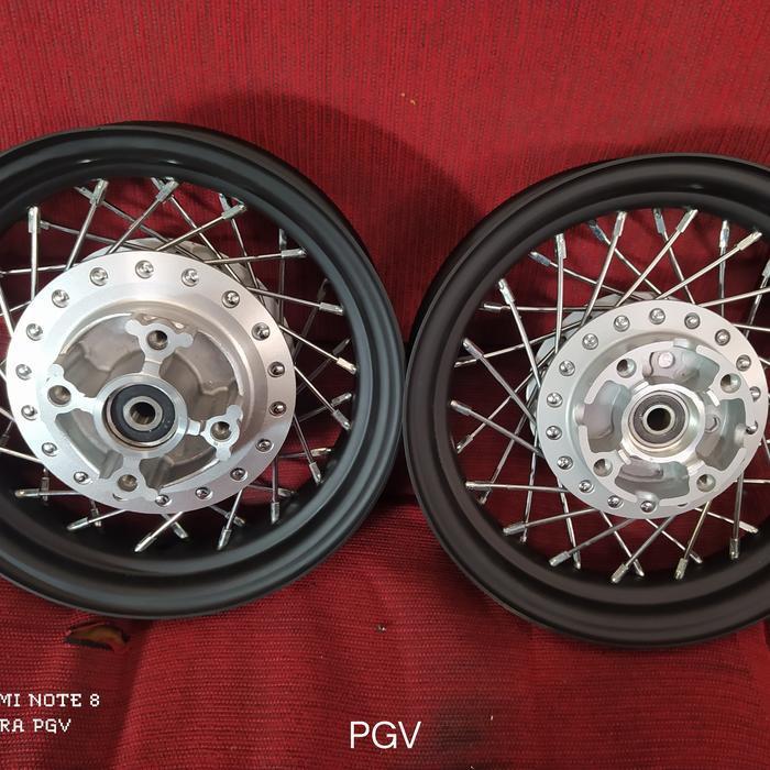 velg jari jari ring 10 velg custom mini bike honda monkey