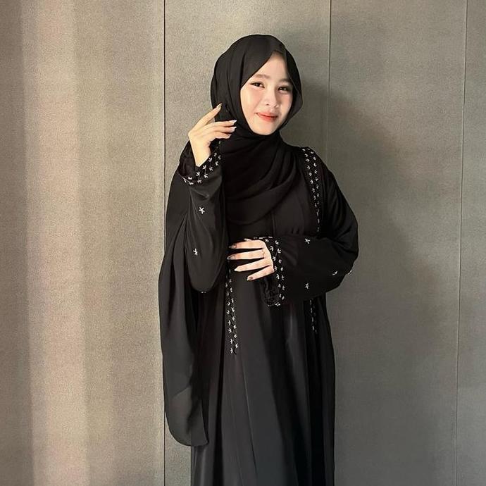 Terlaris, Salwa Abaya, Abaya Dubay Abaya Payet , Abaya Hitam