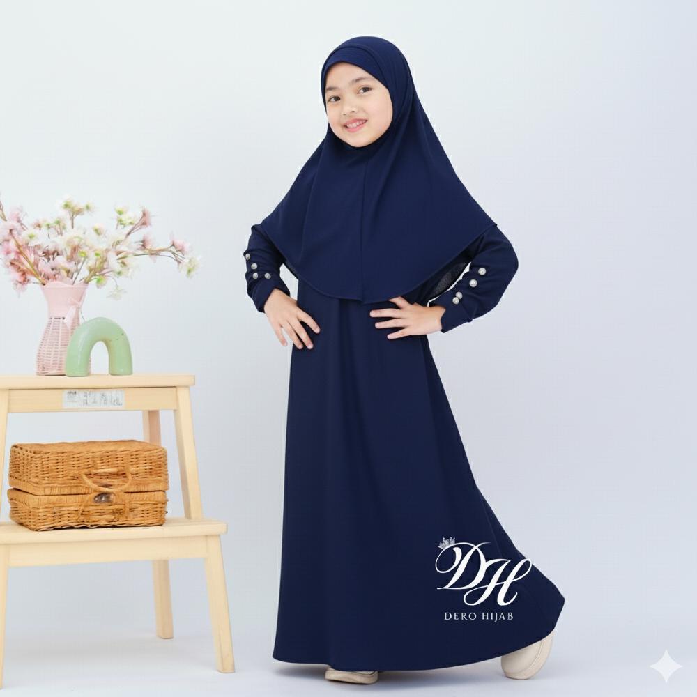 TERMURAH ABAYA SET GAMIS ANAK PEREMPUAN USIA 1 - 12 TAHUN