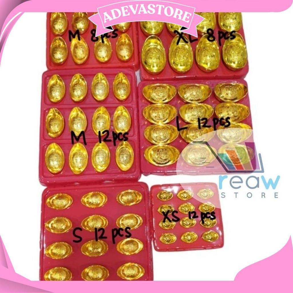 Hiasan Dekorasi Pajangan Imlek Yenpao Emas Uang Kuno Logam China Murah Rs Promo