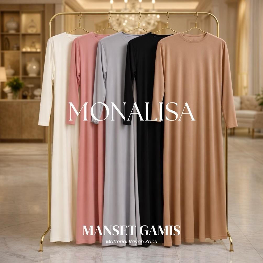 Manset Baju Gamis Jersy Premium | Manset Baju Lengan Panjang Gamis