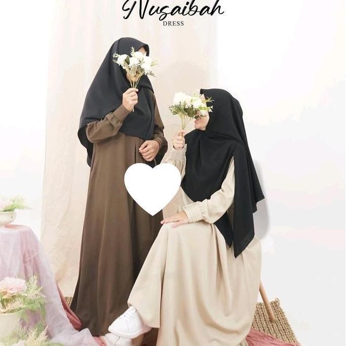 Miliki Gamis Nusaibah Bahan Rainbow Twill | By Pelangi Hijab Ph | Busui Friendly