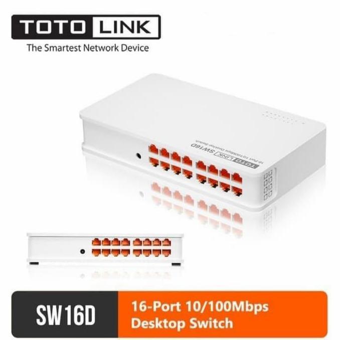 SWITCH HUB 16 PORT TOTOLINK